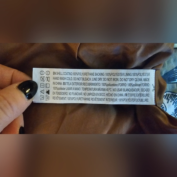 Forever 21 Brown Faux Leather Cargo Mini Skirt - Size Medium - Picture 5 of 5